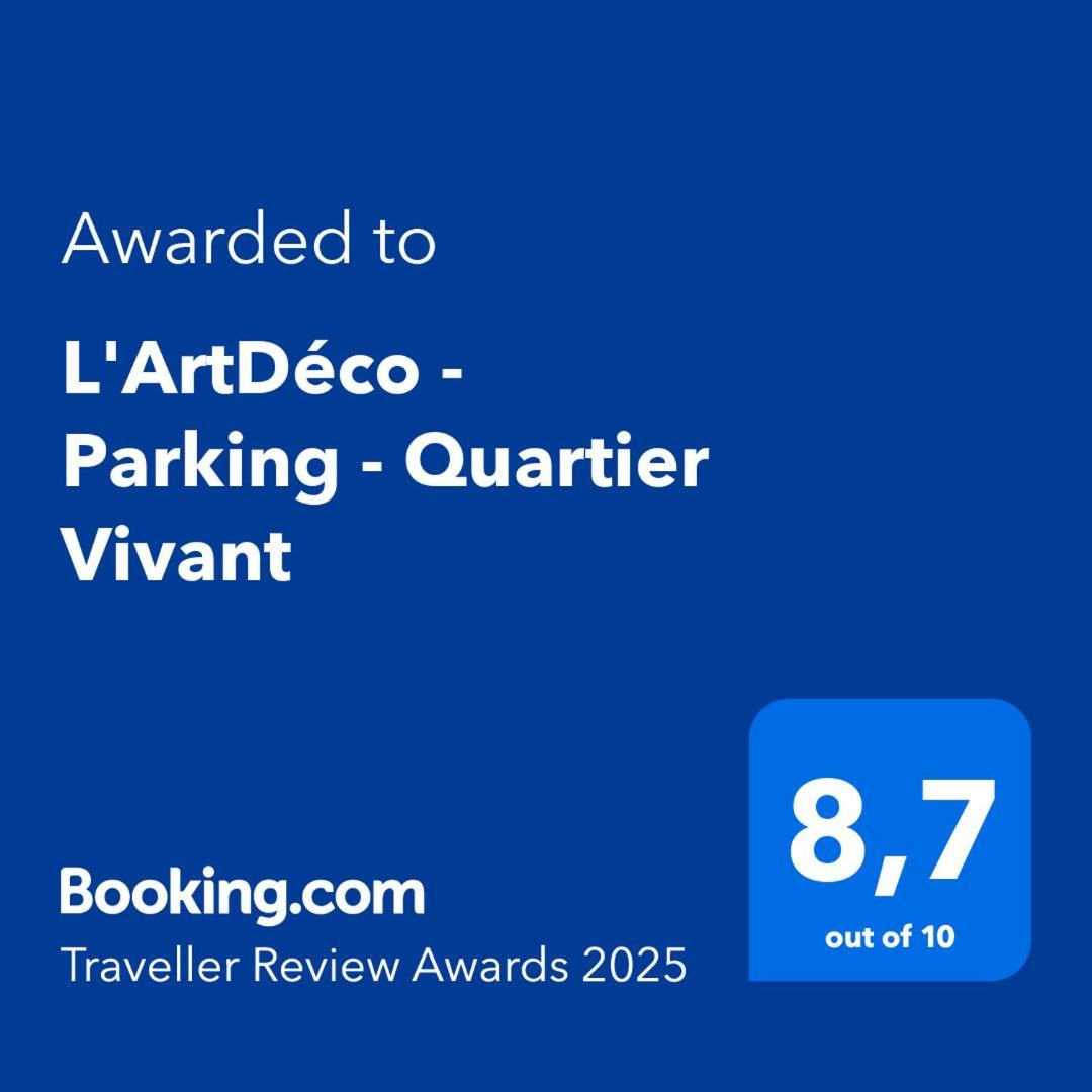 T2 L'Artdeco - Parking - Quartier Vivant Strasbourg Kültér fotó